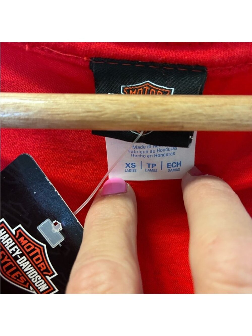 Women's Bold Red Tee - Picture 3 of 3